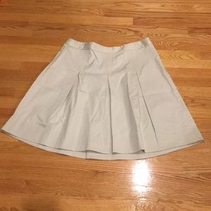 Talbots Women’s Light Tan Pleated Full Skirt